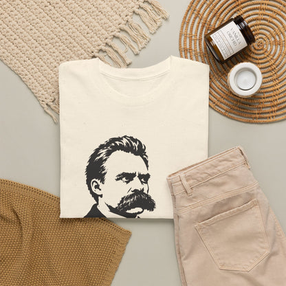 Unisex T-Shirt mit Zitat - Friedrich Nietzsche - Was mich nicht umbringt