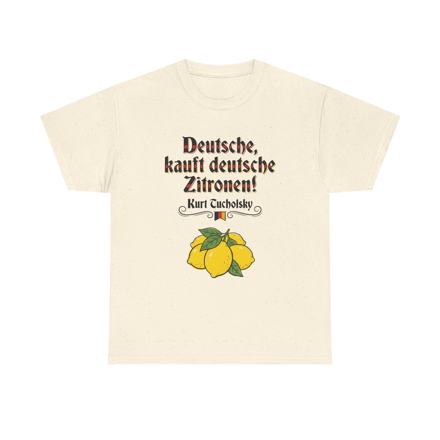 Unisex T-shirt with quote - Kurt Tucholsky - German Lemons
