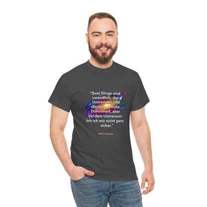 Unisex T-Shirt mit Zitat - Albert Einstein - Universum