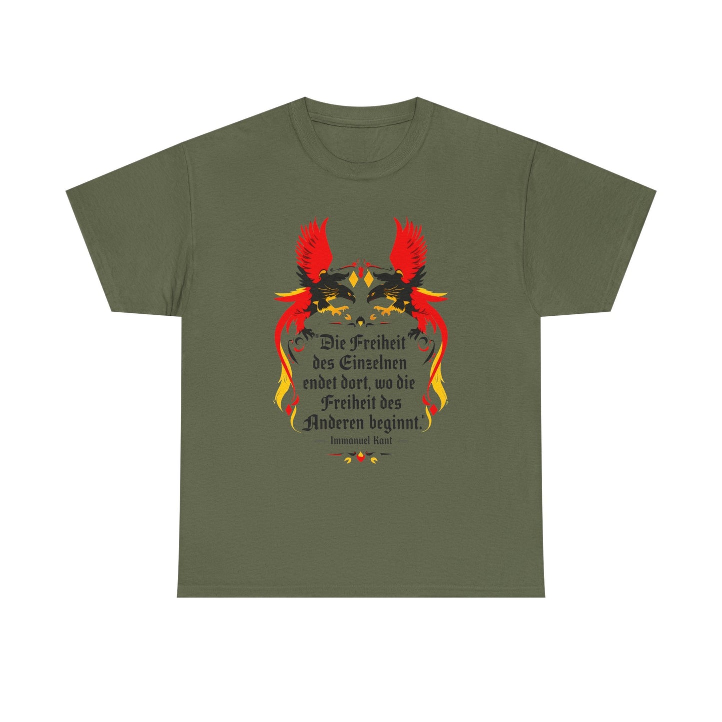 Unisex T-Shirt mit Zitat - Immanuel Kant - Freiheit des Einzelnen