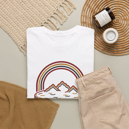 Unisex T-Shirt mit Zitat - Goethe - Schweiz wie ein Pfannkuchen