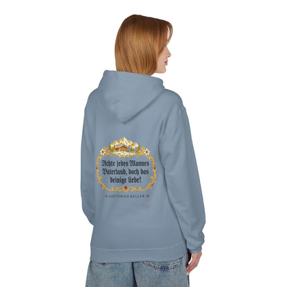 Unisex Fleece Hoodie mit Zitat - Keller - Das deinige liebe