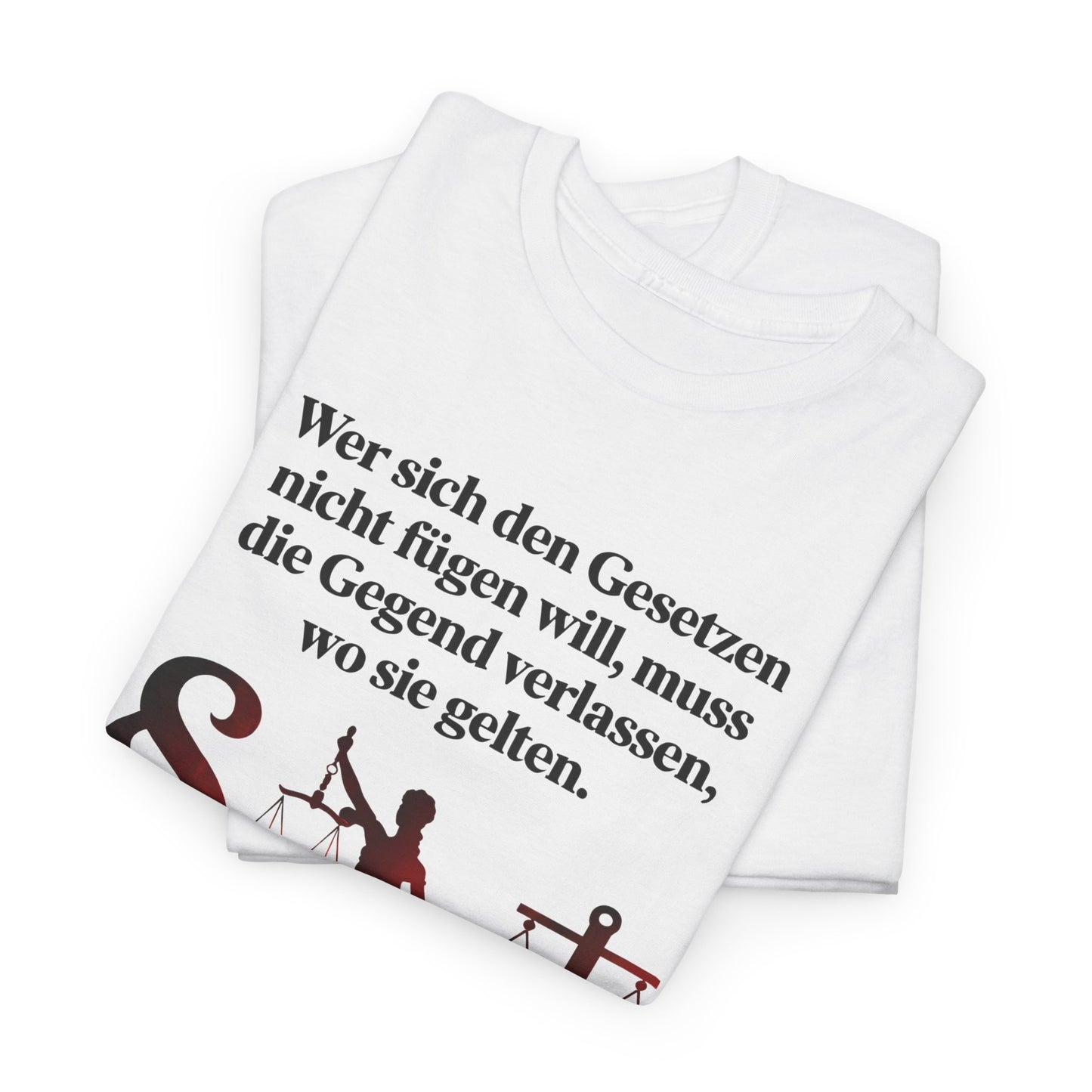 Unisex T-Shirt mit Zitat - Goethe - Gesetze