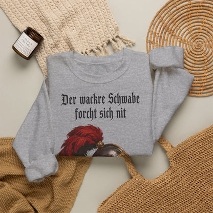 Unisex Sweatshirt mit Zitat - Uhland - Der wackre Schwabe