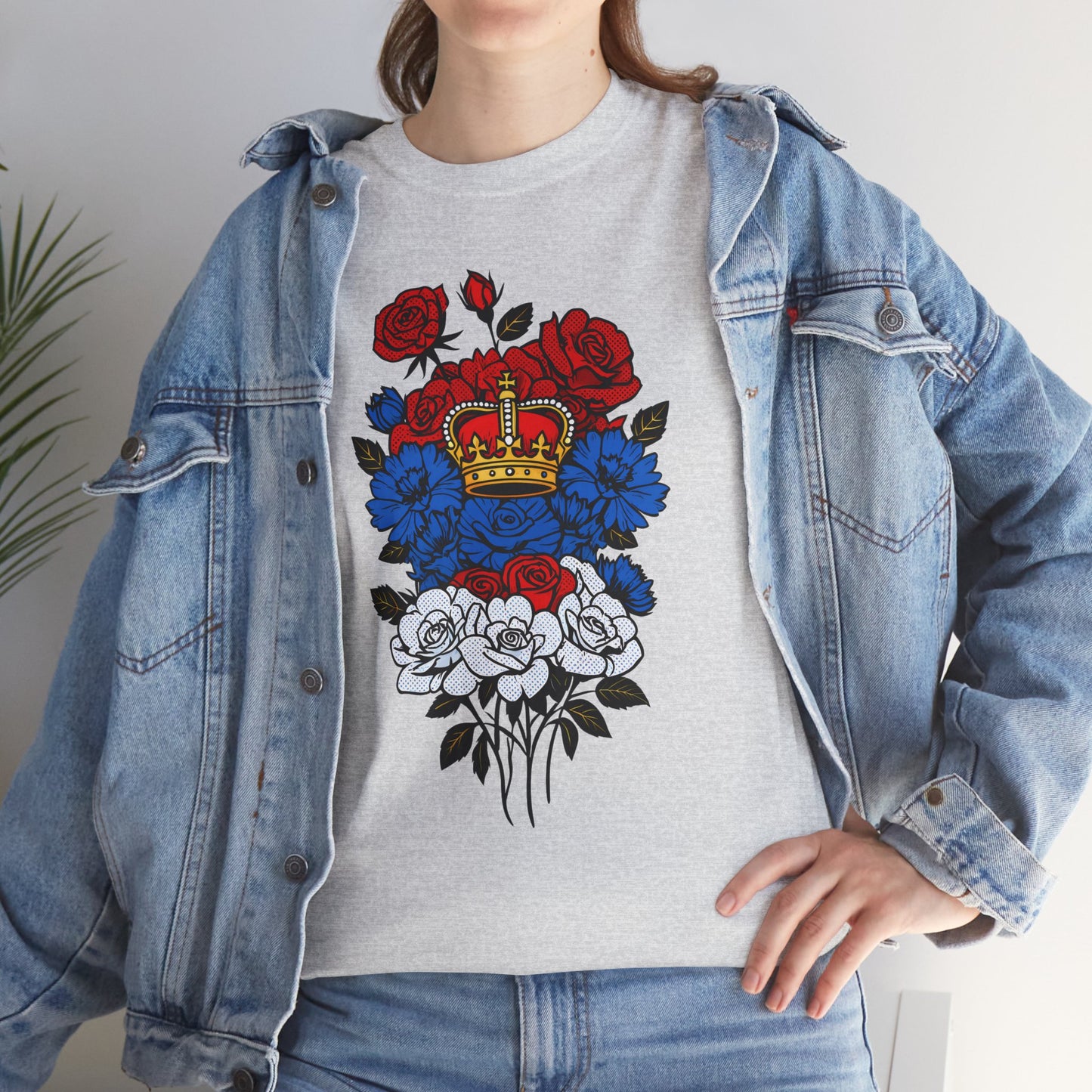 Unisex T-shirt with flowers - Serbia
