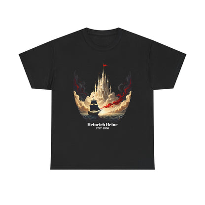 Unisex T-shirt with dream castle - Heinrich Heine