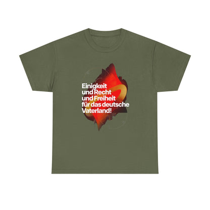 Unisex T-shirt with anthem - Germany