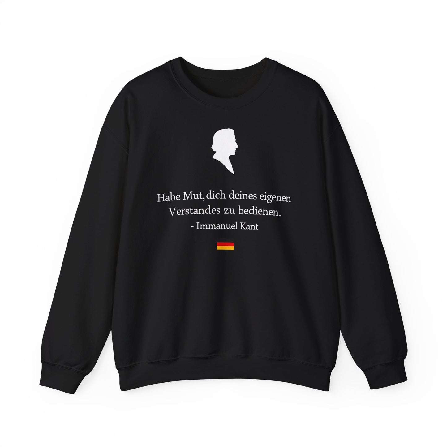 Unisex Sweatshirt mit Zitat - Immanuel Kant - Mut zum Verstand
