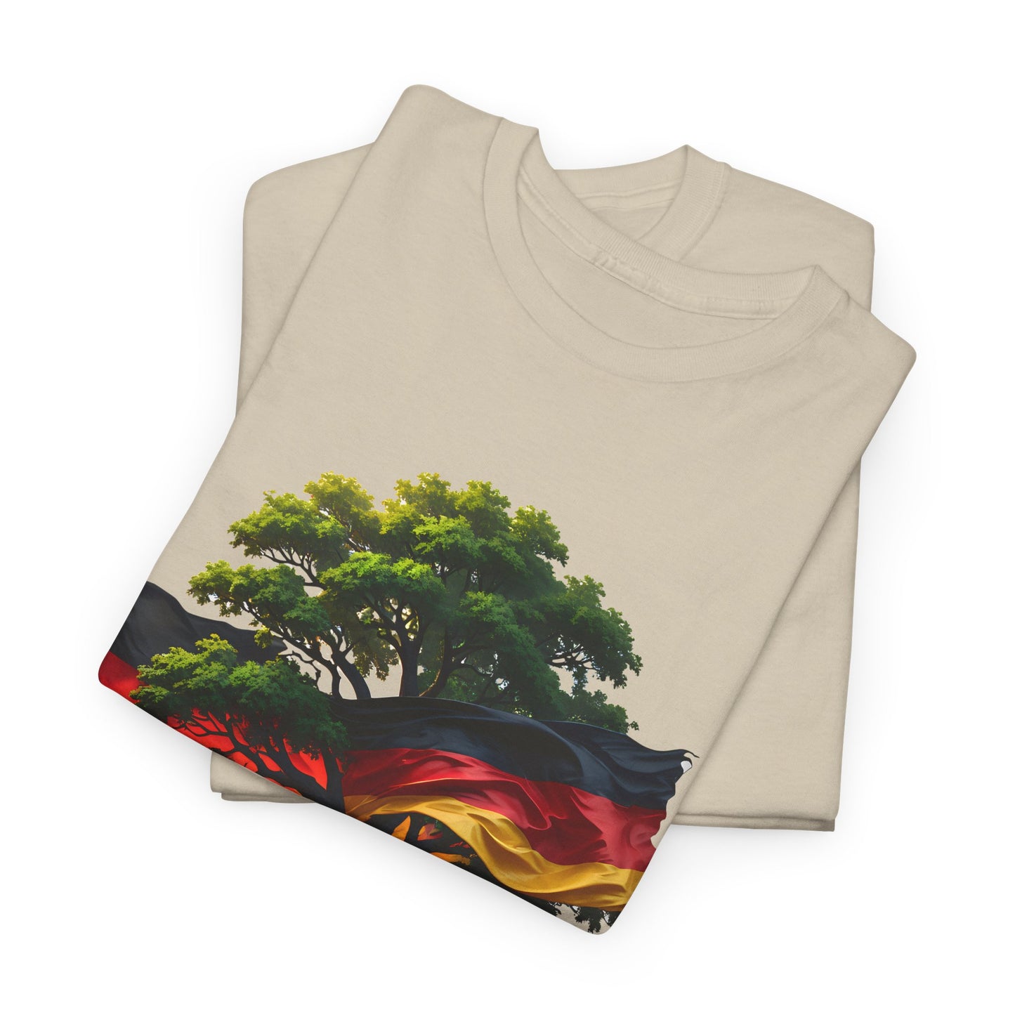 Unisex T-shirt with tree and flag - Germany 