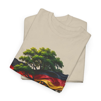 Unisex T-shirt with tree and flag - Germany 