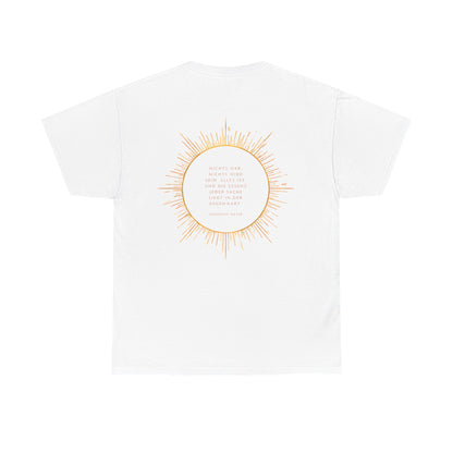 Unisex T-Shirt mit Zitat - Hermann Hesse - Essenz (Druck hinten)