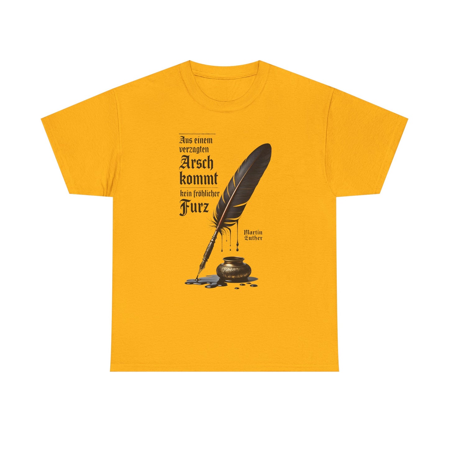 Unisex T-Shirt mit Zitat - Martin Luther