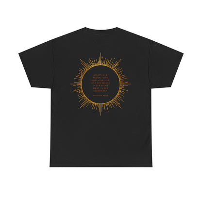 Unisex T-Shirt mit Zitat - Hermann Hesse - Essenz (Druck hinten)