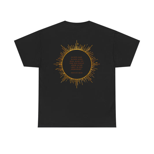 Unisex T-Shirt mit Zitat - Hermann Hesse - Essenz (Druck hinten)