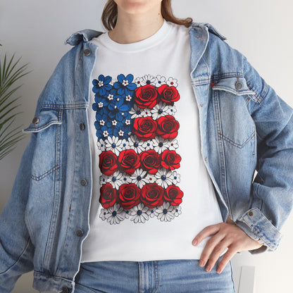 Unisex floral T-shirt - US