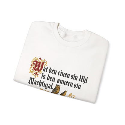 Unisex Sweatshirt mit Zitat - Reuter - Uhl und Nachtigal