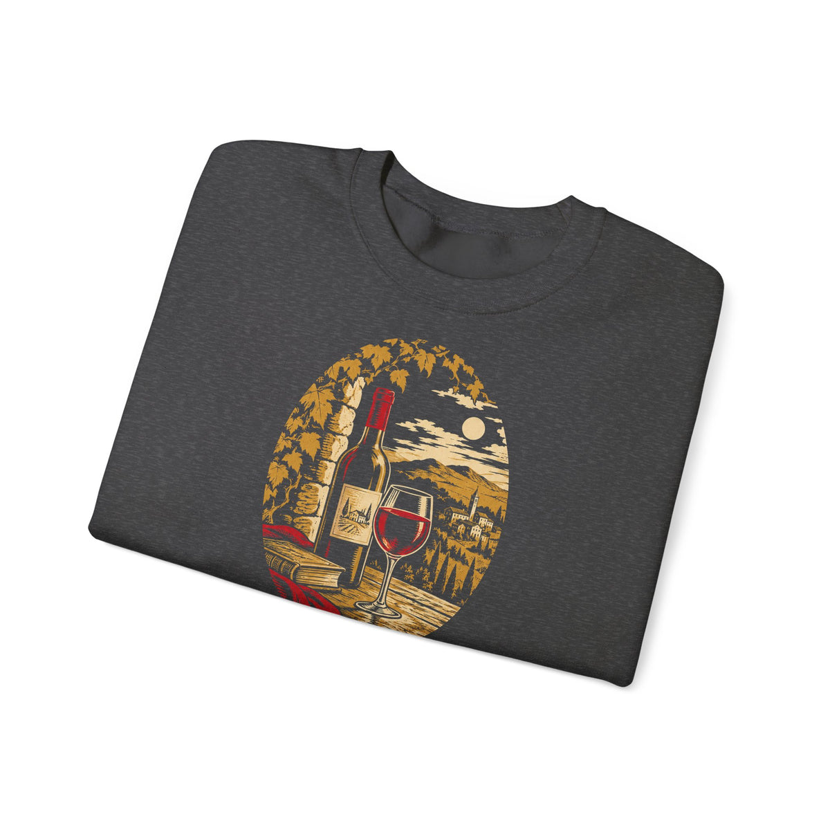 Unisex Sweatshirt mit Zitat - Busch - Rotwein für alte Knaben