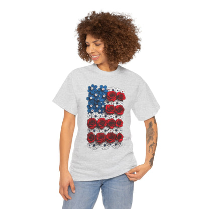 Unisex floral T-shirt - US