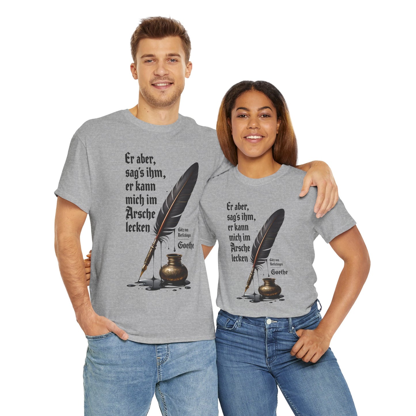 Unisex T-Shirt mit Götz-Zitat - Goethe