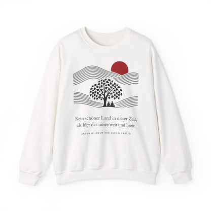 Unisex Sweatshirt mit Zitat - Zuccalmaglio - Kein schöner Land