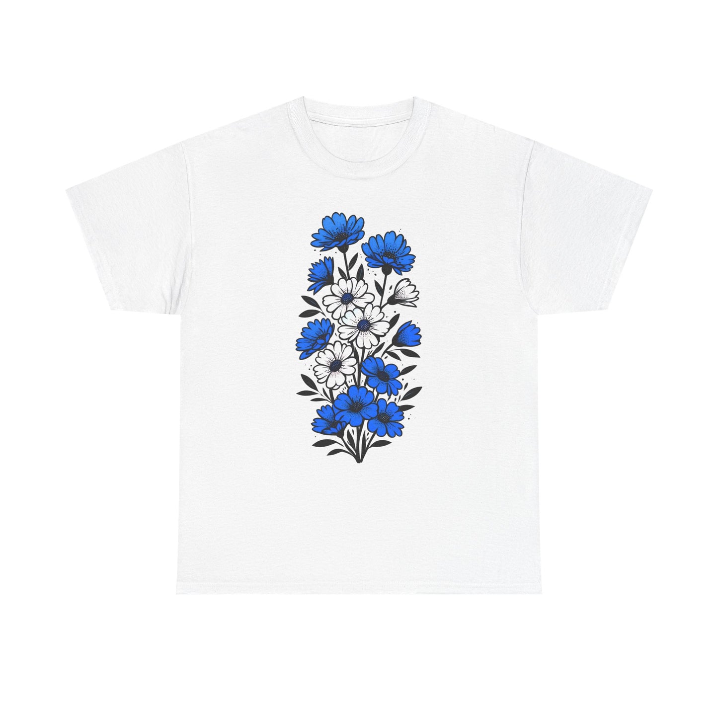 Unisex T-shirt with flowers - Greece