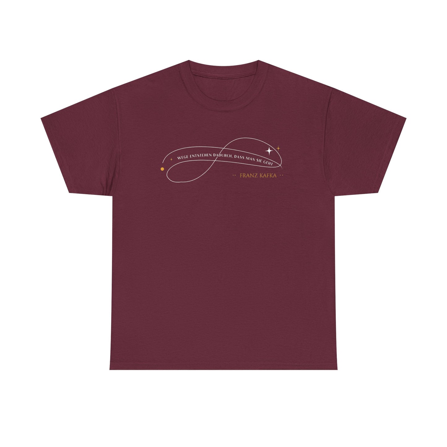 T-Shirt mit Zitat - Franz Kafka - Wege