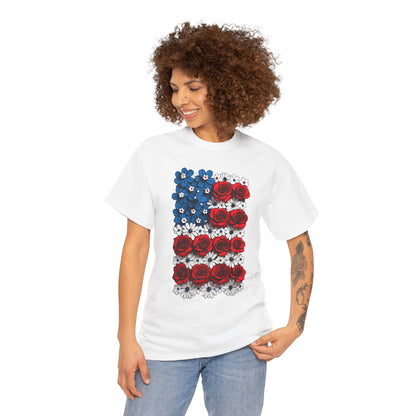 Unisex floral T-shirt - US