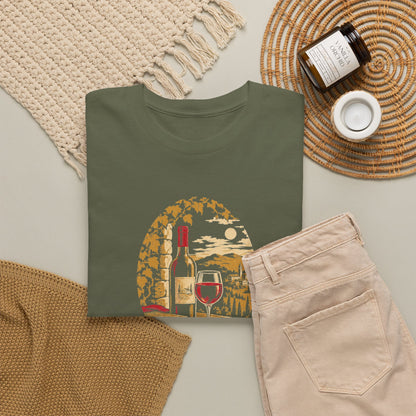Unisex T-Shirt mit Zitat - Busch - Rotwein für alte Knaben
