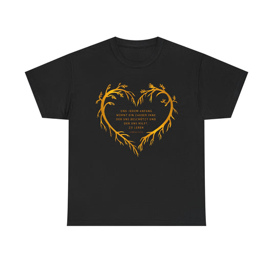 Unisex T-Shirt mit Zitat - Hermann Hesse - Zauber