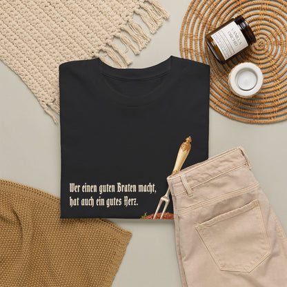 Unisex T-Shirt mit Zitat - Busch - Ein guter Braten