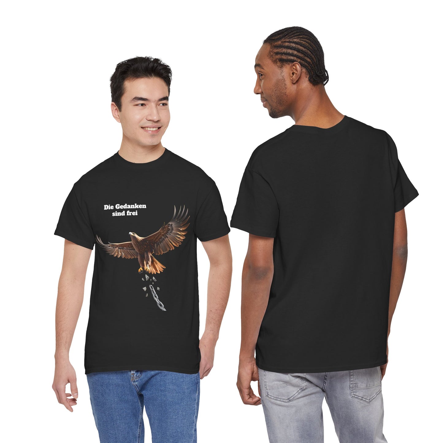 Unisex T-Shirt mit Volkslied - Gedanken sind frei