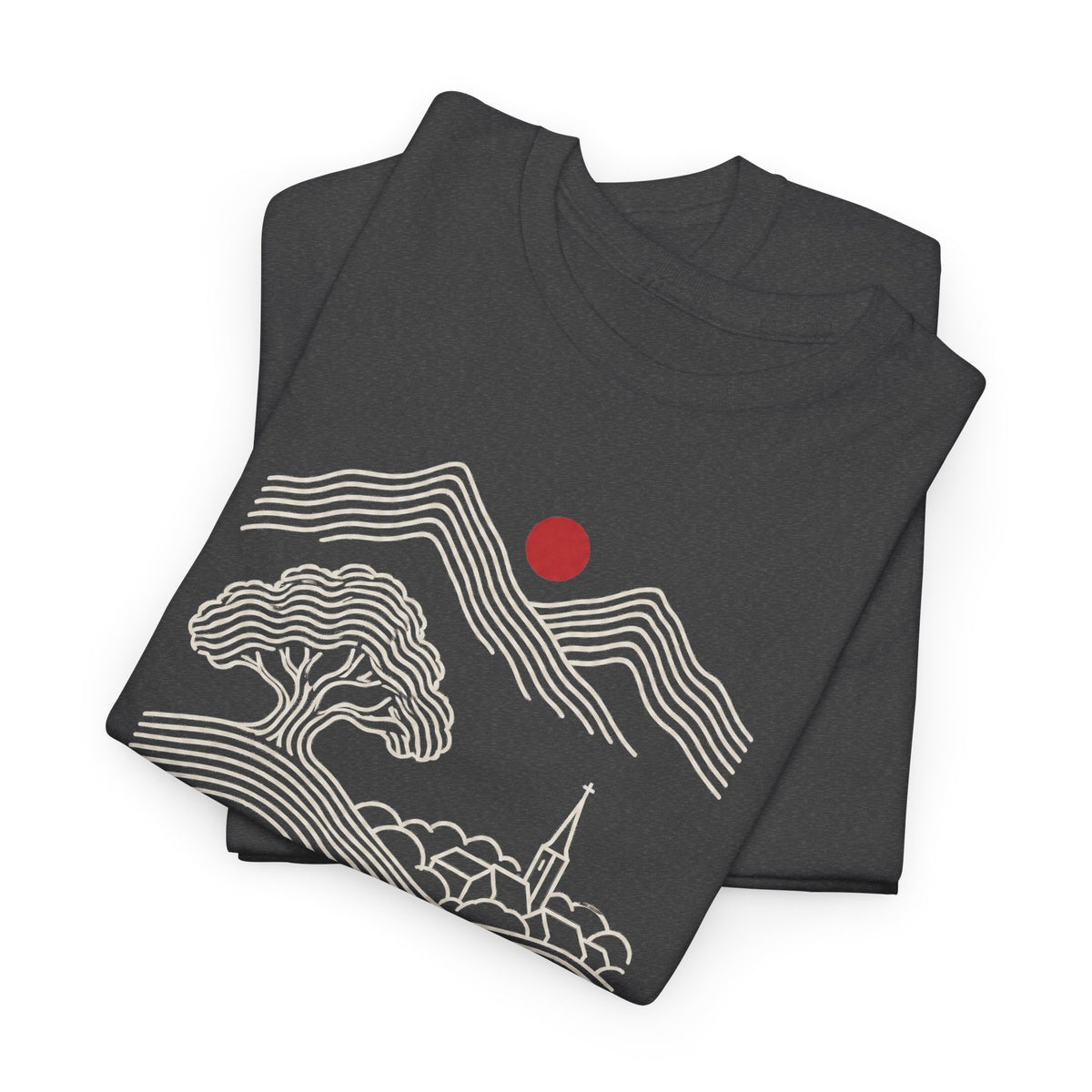 Unisex T-Shirt mit Zitat - Fontane - Wer die Heimat liebt