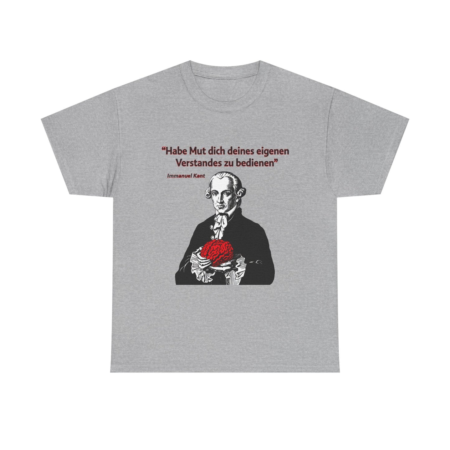 Unisex T-Shirt mit Zitat - Immanuel Kant - Mut zum Verstand