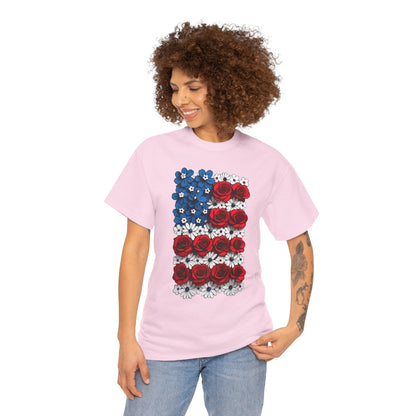 Unisex floral T-shirt - US