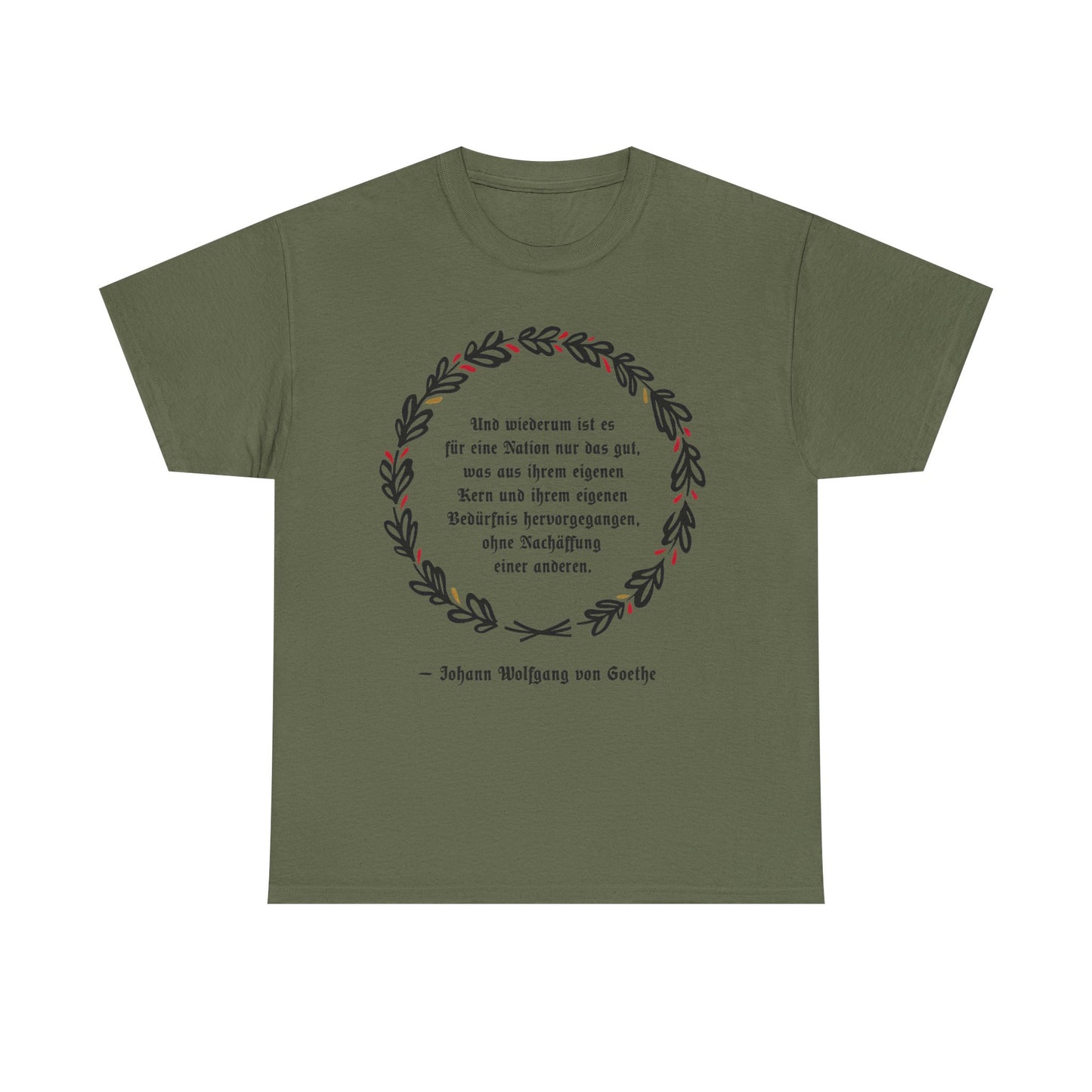 Unisex T-Shirt mit Zitat - Goethe - Nachäffung