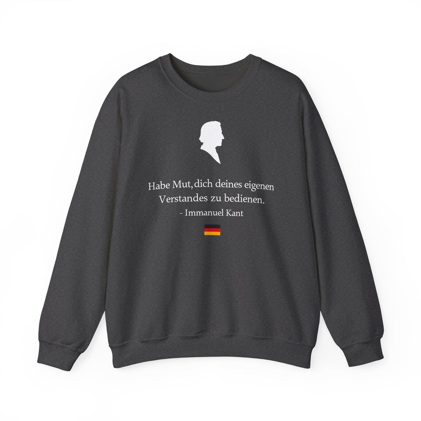 Unisex Sweatshirt mit Zitat - Immanuel Kant - Mut zum Verstand