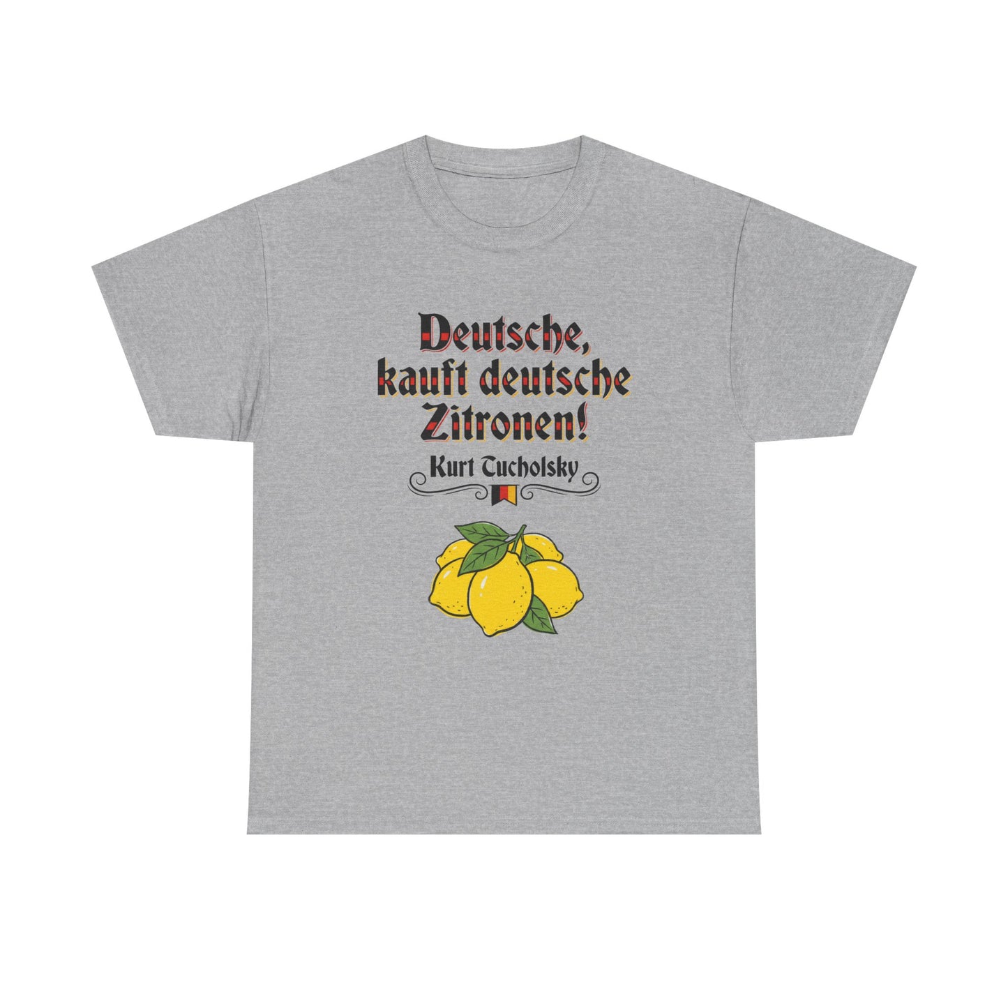 Unisex T-shirt with quote - Kurt Tucholsky - German Lemons
