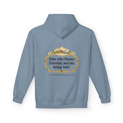Unisex Fleece Hoodie mit Zitat - Keller - Das deinige liebe
