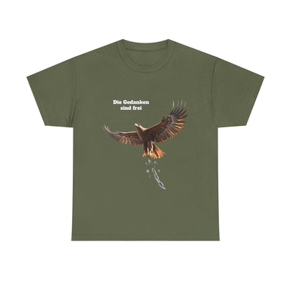 Unisex T-Shirt mit Volkslied - Gedanken sind frei