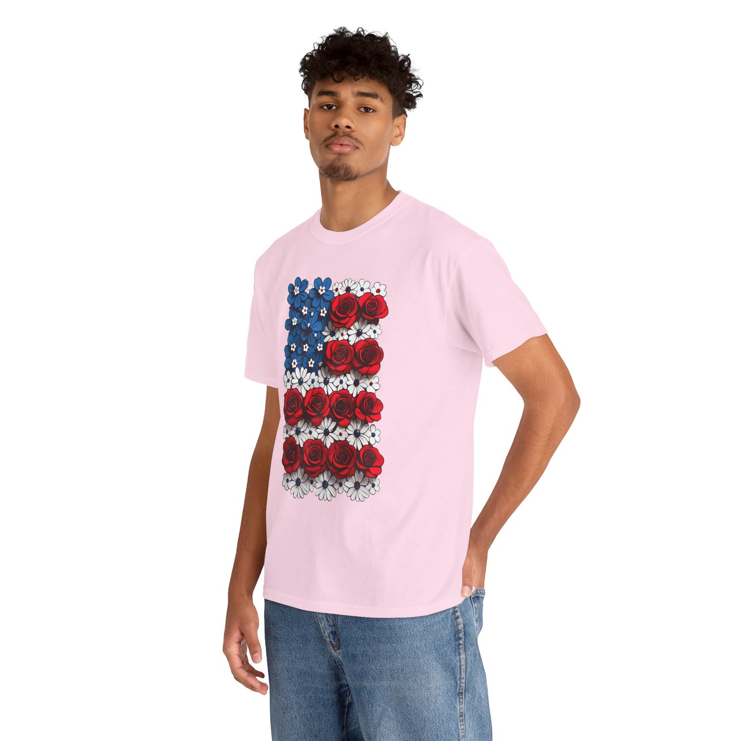 Unisex floral T-shirt - US