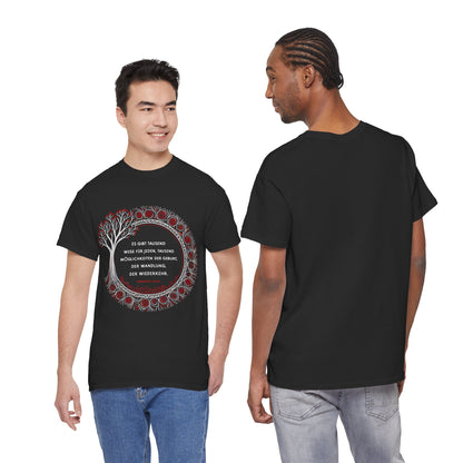 Unisex T-Shirt mit Zitat - Hermann Hesse - Tausend Wege