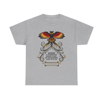 Unisex T-Shirt mit Zitat - Goethe - Hoffnungslos versklavt