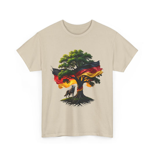 Unisex T-shirt with tree and flag - Germany 