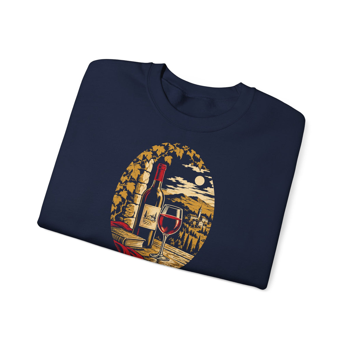 Unisex Sweatshirt mit Zitat - Busch - Rotwein für alte Knaben