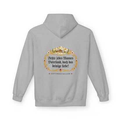 Unisex Fleece Hoodie mit Zitat - Keller - Das deinige liebe