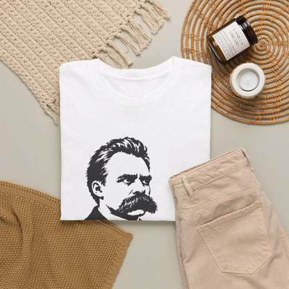Unisex T-Shirt mit Zitat - Friedrich Nietzsche - Was mich nicht umbringt