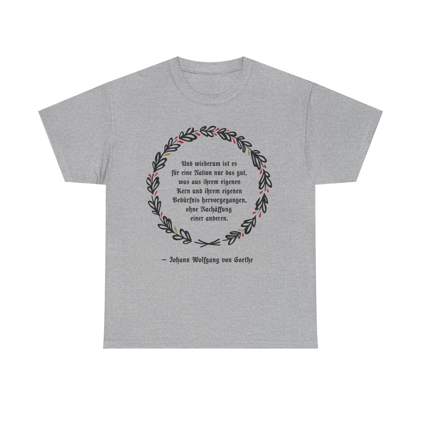 Unisex T-Shirt mit Zitat - Goethe - Nachäffung