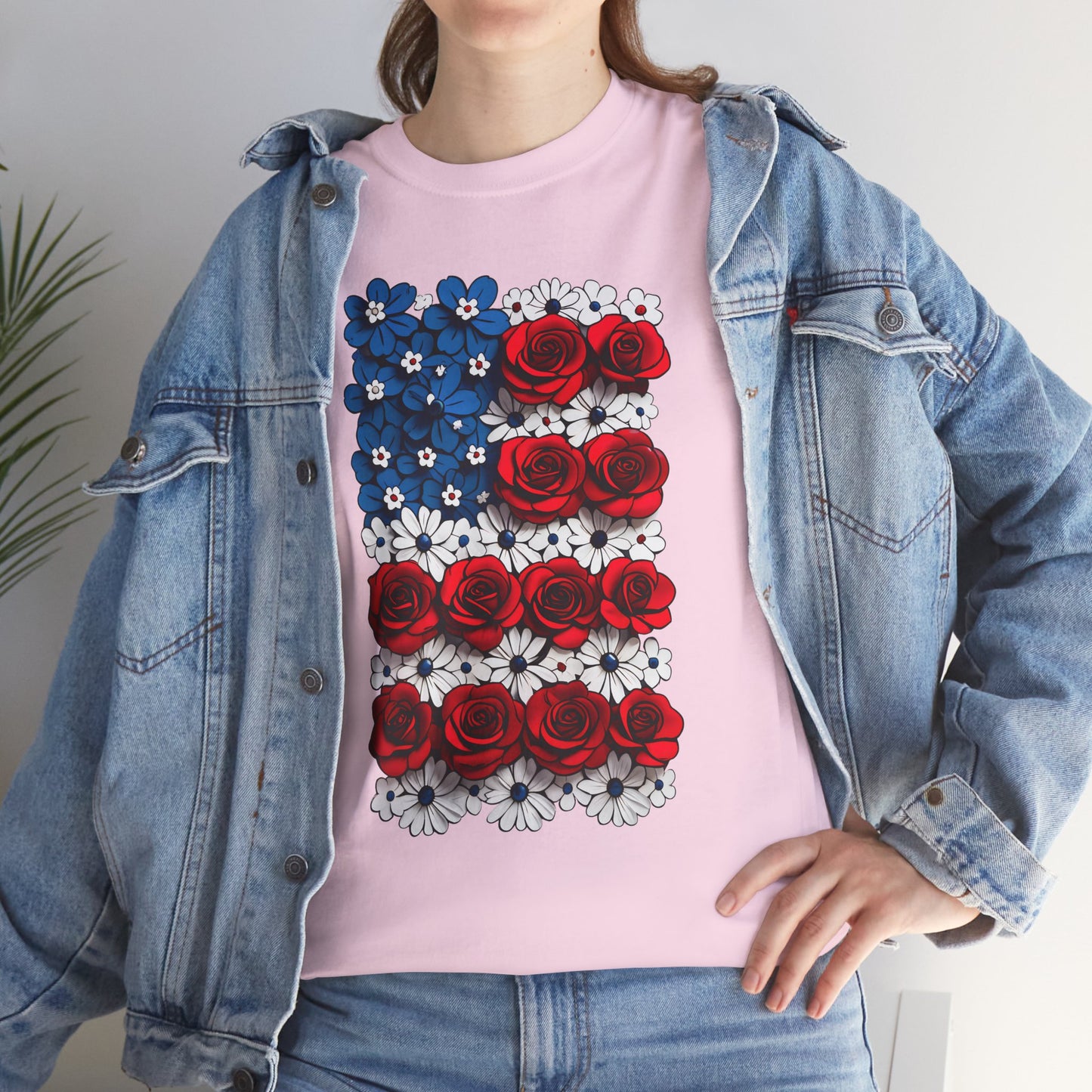 Unisex floral T-shirt - US
