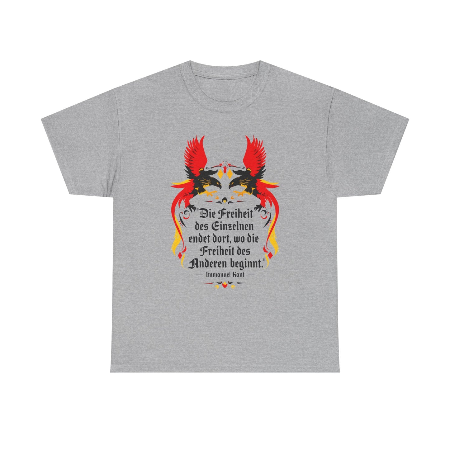 Unisex T-Shirt mit Zitat - Immanuel Kant - Freiheit des Einzelnen