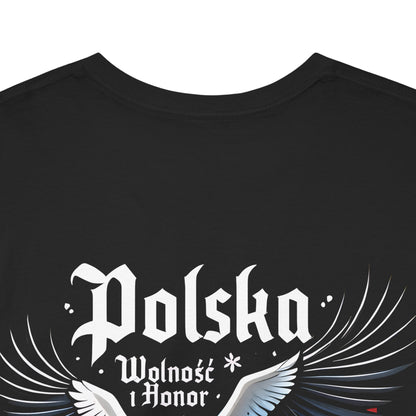 Unisex T-Shirt mit Storch und Spruch - Polen